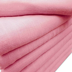 Pink Terry Toweling Premium Quality Cotton Nappies 60 x 60 cm 12 Per Pack 