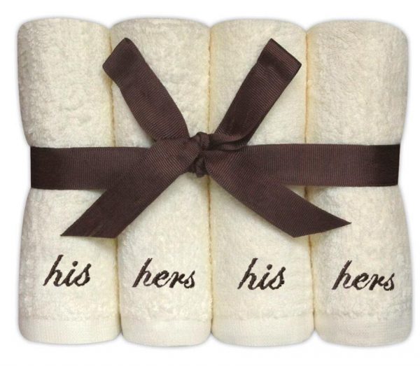 100% Cotton Face Cloth Gift Set His & Hers - Set of 8 - quick-cleaning-supplies