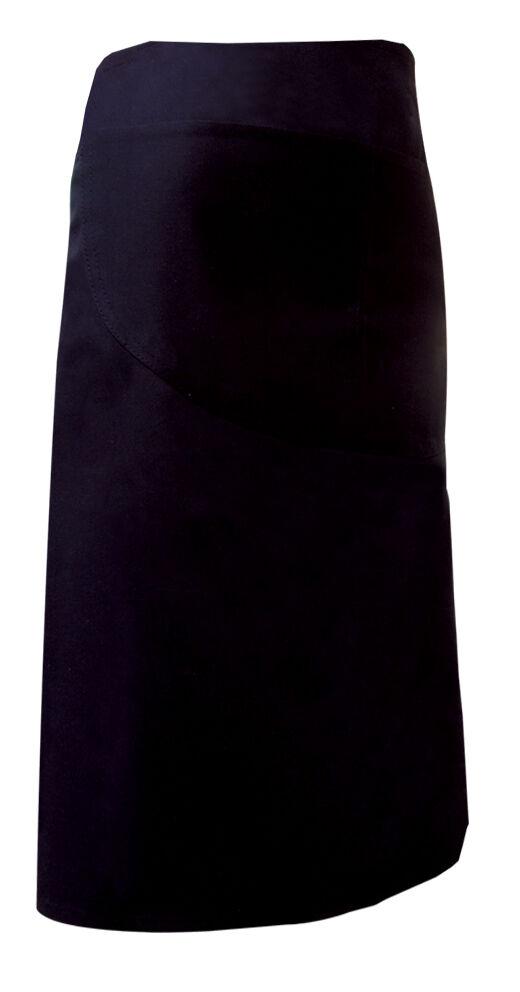 Waist Black Apron With Pocket